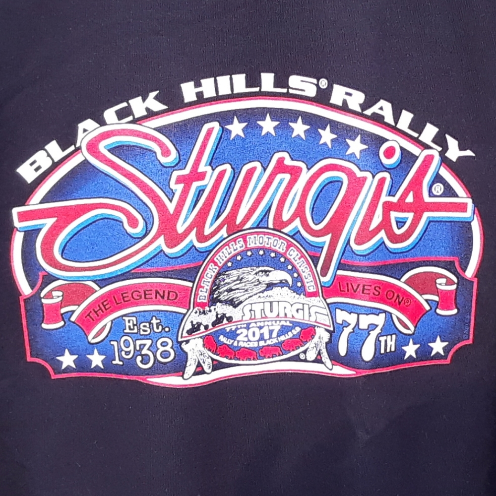 *2017 Sturgis Black Hills Rally black tee XL